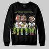 Nike SB Dunk Low Chlorophyll DopeSkill Sweatshirt First Sunday Graphic Streetwear - Black