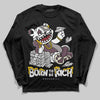 A Ma Maniére x Air Jordan 5 “Violet Ore” DopeSkill Long Sleeve T-Shirt Born To Be Rich Graphic Streetwear - Black