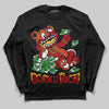 Nigel Sylvester x Air Jordan 4 ‘Brick by Brick’ DopeSkill Long Sleeve T-Shirt Born To Be Rich Graphic Streetwear - Black