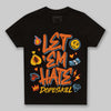 Orange, Black and White Sneakers DopeSkill Toddler Kids T-shirt Let 'em Hate Graphic Streetwear - Black