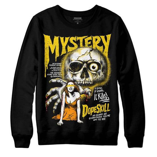 Jordan 6 “Yellow Ochre” DopeSkill Sweatshirt Mystery Ghostly Grasp Graphic Streetwear - Black