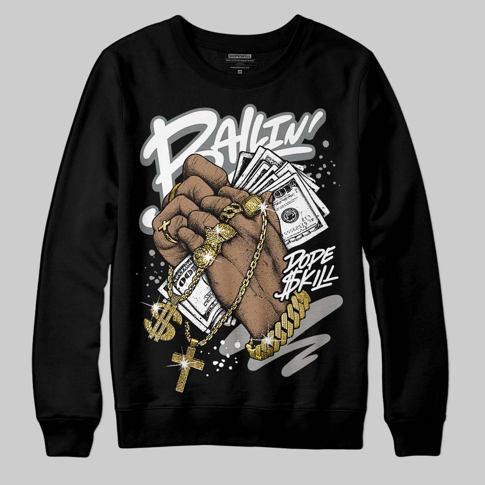 Jordan 9 Cool Grey DopeSkill Sweatshirt Always Ballin' Graphic Streetwear - Black