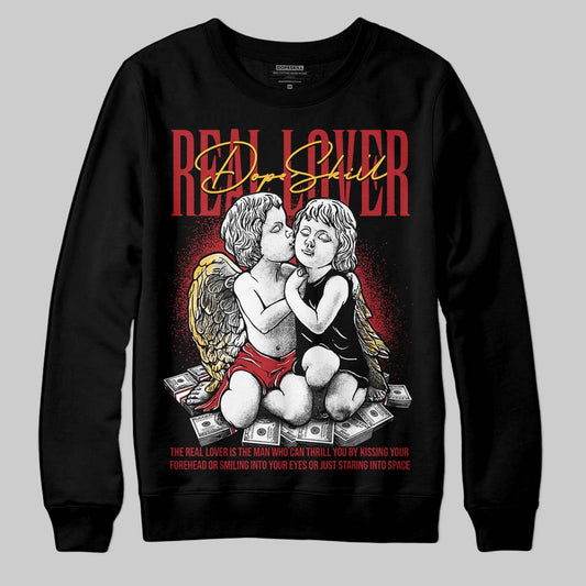 Jordan 14 Golf “Last Shot” DopeSkill Sweatshirt Real Lover Graphic Streetwear - Black