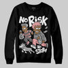 Harris Tweed x Wmns Dunk Low 'Black Phantom' DopeSkill Sweatshirt No Risk No Story Graphic Streetwear - Black