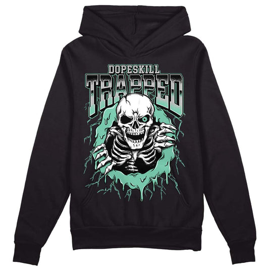 Jordan 3 "Green Glow" DopeSkill Hoodie Sweatshirt Trapped Halloween Graphic Streetwear - Black