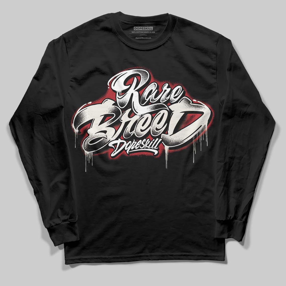 Nigel Sylvester x Jordan 1 Low OG “Nitro” DopeSkill Long Sleeve T-Shirt Rare Breed Type Graphic Streetwear - Black