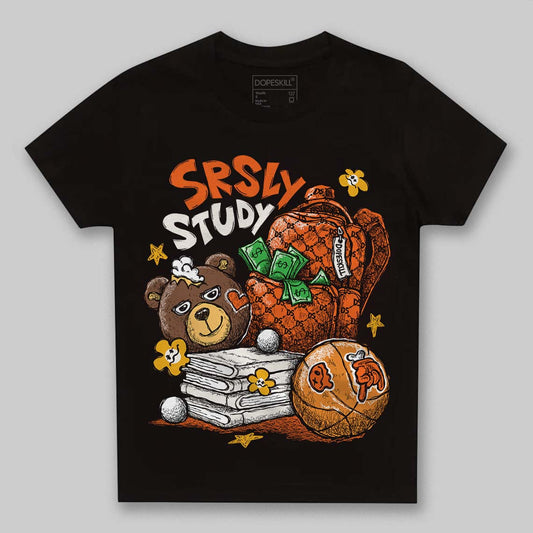 Jordan 1 Retro High OG Shattered Backboard (2025) DopeSkill Toddler Kids T-shirt SRSLY Study Graphic Streetwear - Black