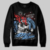 Jordan 6 University Blue DopeSkill Sweatshirt Drip Season Graphic Streetwear - Black