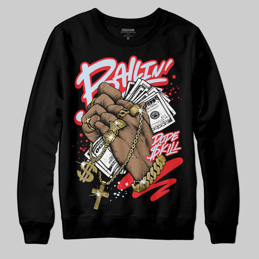 Jordan 11 Retro Cherry DopeSkill Sweatshirt Always Ballin' Graphic Streetwear - black