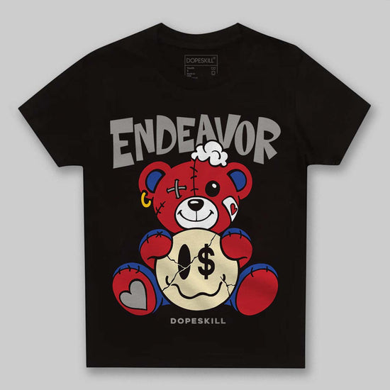 Jordan 4 “Rare Air” DopeSkill Toddler Kids T-shirt Endeavor Graphic Streetwear - Black