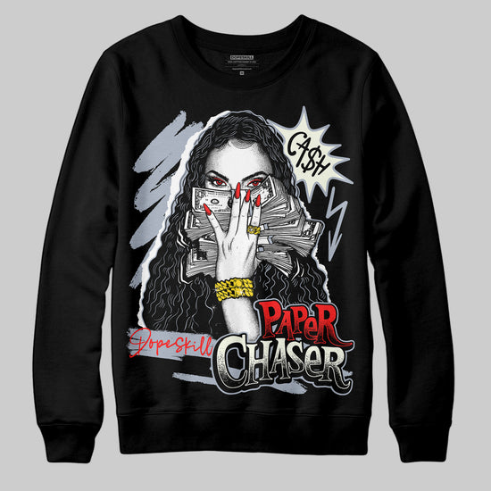 Jordan 3 Retro White Cement Reimagined DopeSkill Sweatshirt NPC Graphic Streetwear - Black