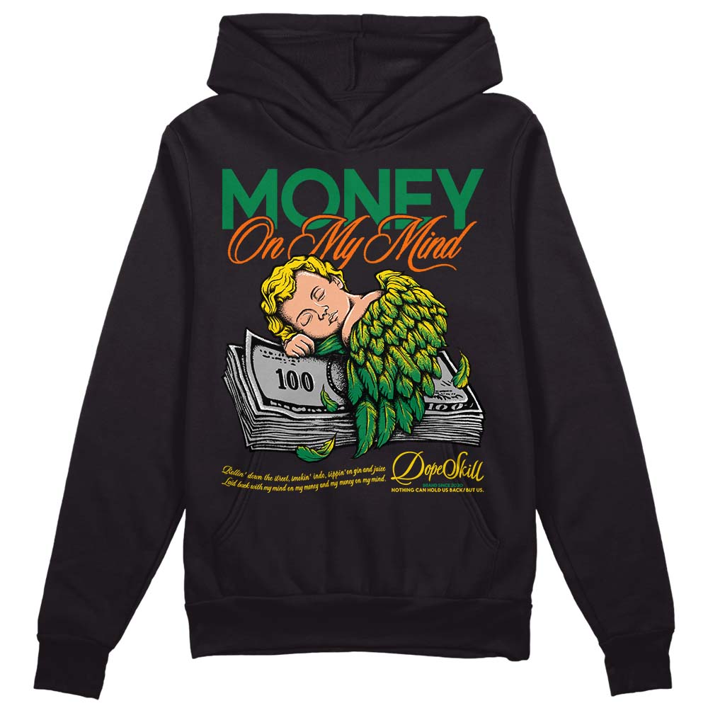 Green Sneakers DopeSkill Hoodie Sweatshirt MOMM Graphic Streetwear - Black