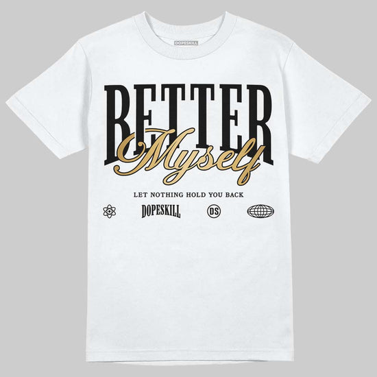 Jordan 12 Retro 'Taxi' 2025 DopeSkill T-Shirt Better Myself Graphic Streetwear - White