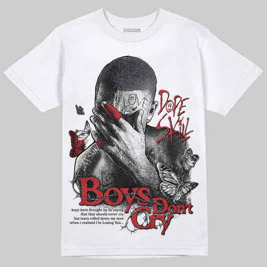 Jordan 3 “Cement Grey” DopeSkill T-Shirt Boys Don't Cry Graphic Streetwear - White