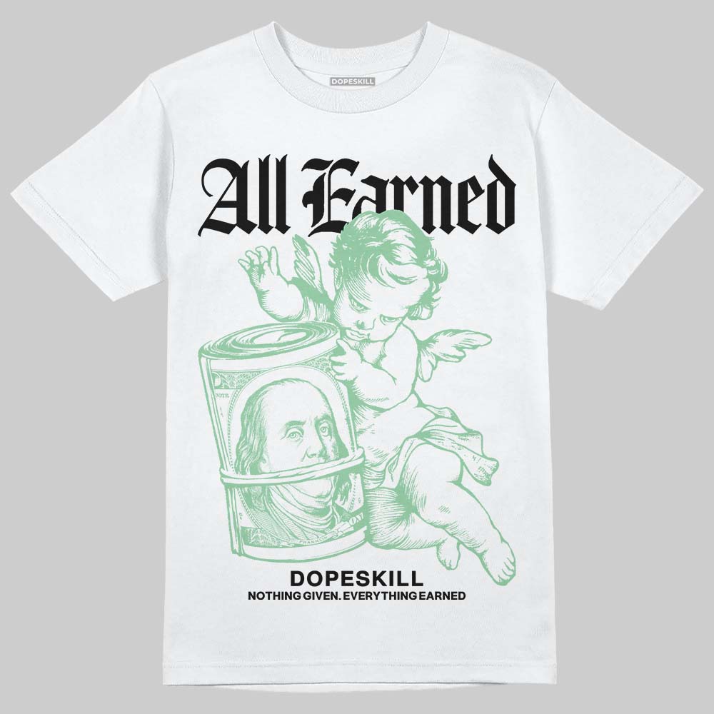 Asics Gel-Kayano 12.1 White/Menthol DopeSkill T-Shirt All Earned Graphic Streetwear - White