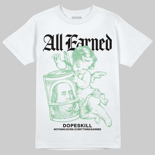 Asics Gel-Kayano 12.1 White/Menthol DopeSkill T-Shirt All Earned Graphic Streetwear - White