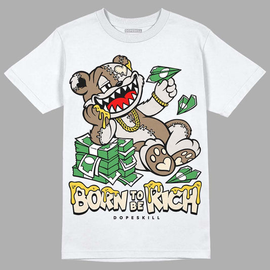 Jordan 5 SE “Sail” DopeSkill T-Shirt Born To Be Rich Graphic Streetwear - White