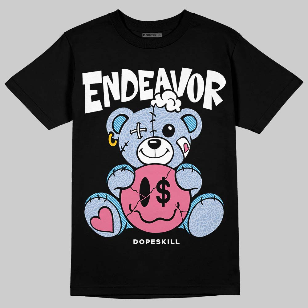 Jordan 3 GS “Cobalt Bliss” DopeSkill T-Shirt Endeavor Graphic Streetwear - Black