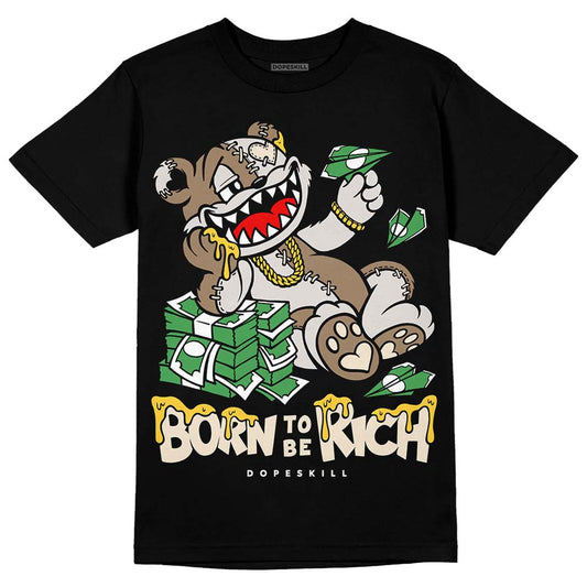 Jordan 5 SE “Sail” DopeSkill T-Shirt Born To Be Rich Graphic Streetwear - Black