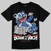 Awake NY x Jordan 5 Retro 'Black Racer Blue' DopeSkill T-Shirt Born To Be Rich Graphic Streetwear - Black