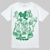 Green Sneakers DopeSkill T-Shirt Real Y2K Players Graphic Streetwear - White