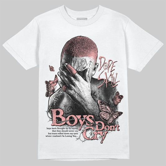 Jordan 40 “Dusty Rose” DopeSkill T-Shirt Boys Don't Cry Graphic Streetwear - White