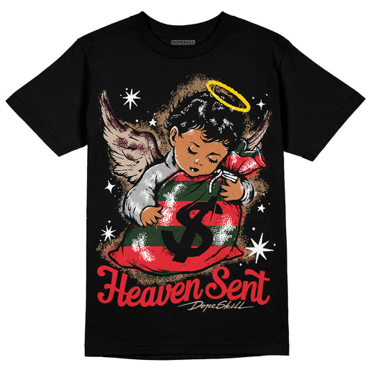 Dunk Low Freddy Krueger DopeSkill T-Shirt Heaven Sent Graphic Streetwear - Black