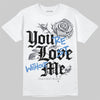 Jordan 11 Cool Grey DopeSkill T-Shirt You’re Lost Without Me Graphic Streetwear - White