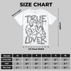 Grey Collection DopeSkill Oversize Print T-Shirt True Lover Graphic