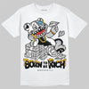 Jordan 10 OG “Steel” DopeSkill T-Shirt Born To Be Rich Graphic Streetwear - White