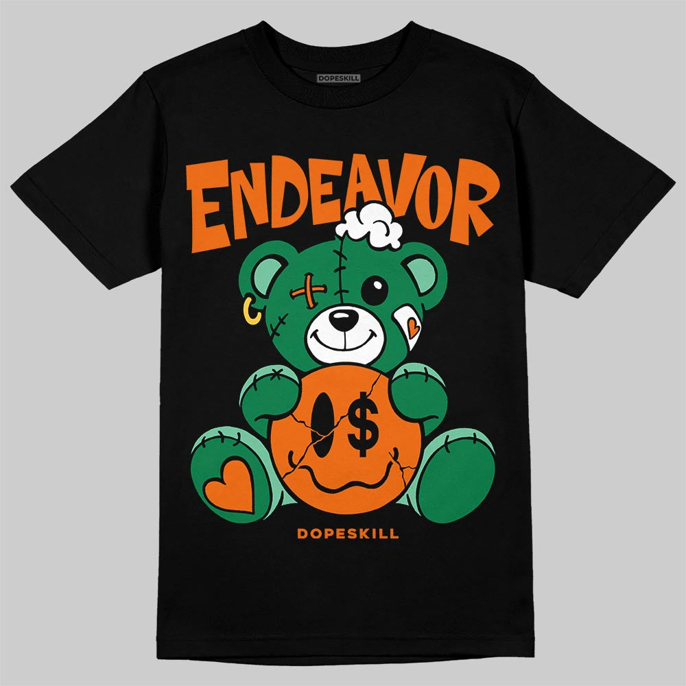 Green Sneakers DopeSkill T-Shirt Endeavor Graphic Streetwear - Black