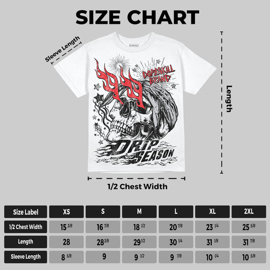 Grey Collection DopeSkill Oversize Print T-Shirt Drip Season Graphic