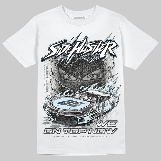 Jordan 9 Cool Grey DopeSkill T-Shirt New Side Hustler Graphic Streetwear - White