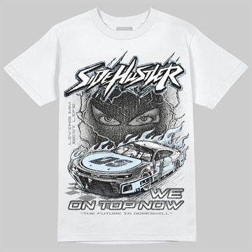 Jordan 9 Cool Grey DopeSkill T-Shirt New Side Hustler Graphic Streetwear - White