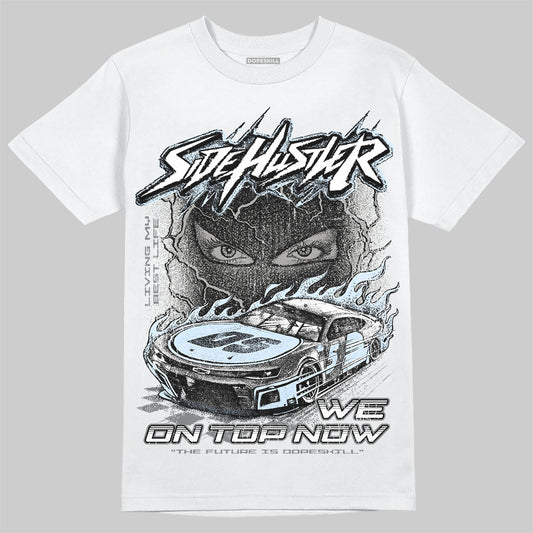 Jordan 9 Cool Grey DopeSkill T-Shirt New Side Hustler Graphic Streetwear - White