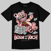 Jordan 3 Retro Valentine's Day Treat Yourself (2025) DopeSkill T-Shirt Born To Be Rich Graphic Streetwear - Black