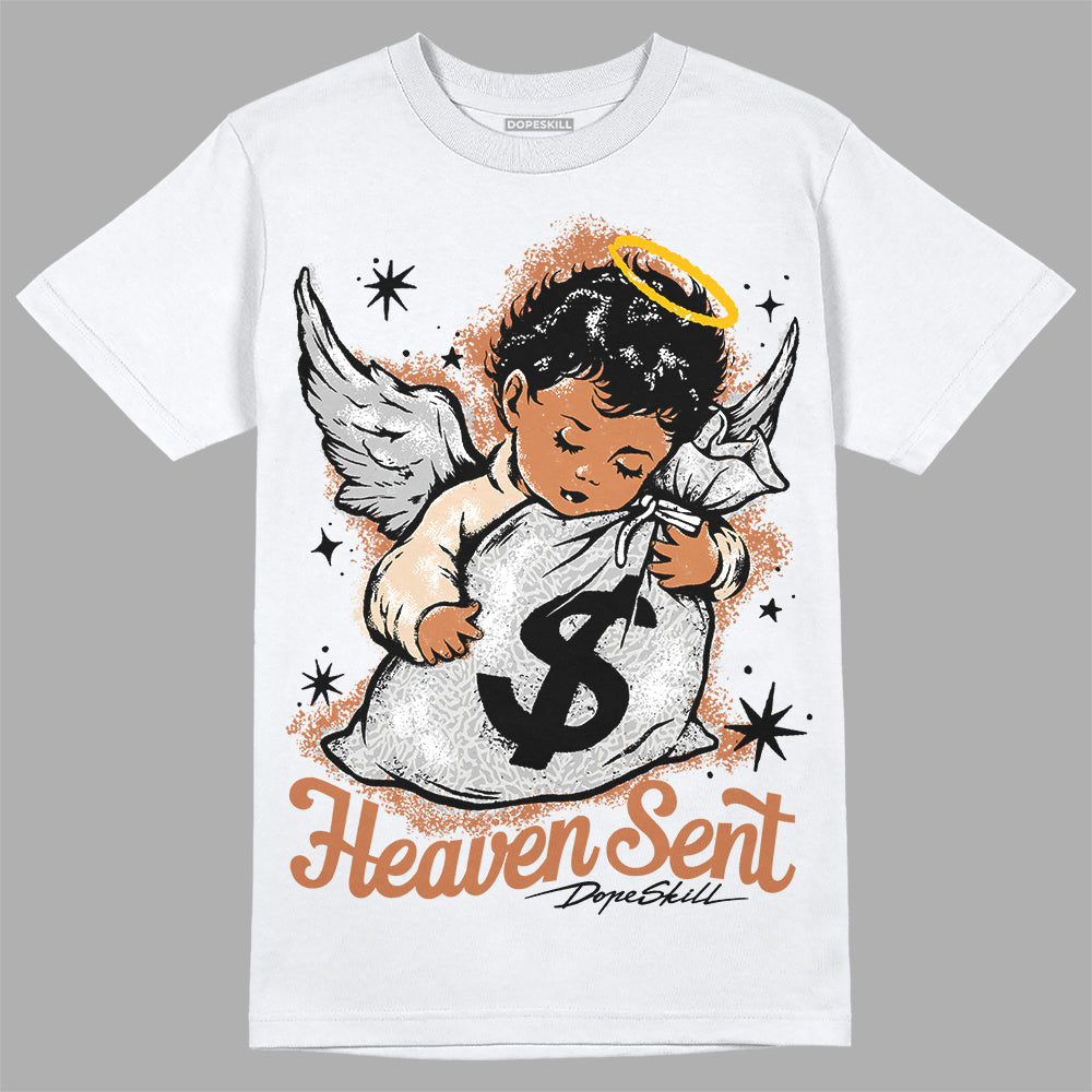 Jordan 3 Craft “Ivory” DopeSkill T-Shirt Heaven Sent Graphic Streetwear - White