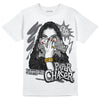 Jordan 4 Retro 'Wet Cement' DopeSkill T-Shirt NPC Graphic Streetwear - White