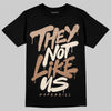Jordan 4 Retro Cozy Girl DopeSkill T-Shirt They Not Like Us Graphic Streetwear - Black