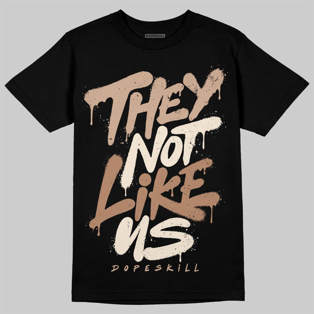 Jordan 4 Retro Cozy Girl DopeSkill T-Shirt They Not Like Us Graphic Streetwear - Black