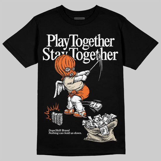 Jordan 3 “Starfish” DopeSkill T-Shirt Play together, Stay together Graphic Streetwear - Black