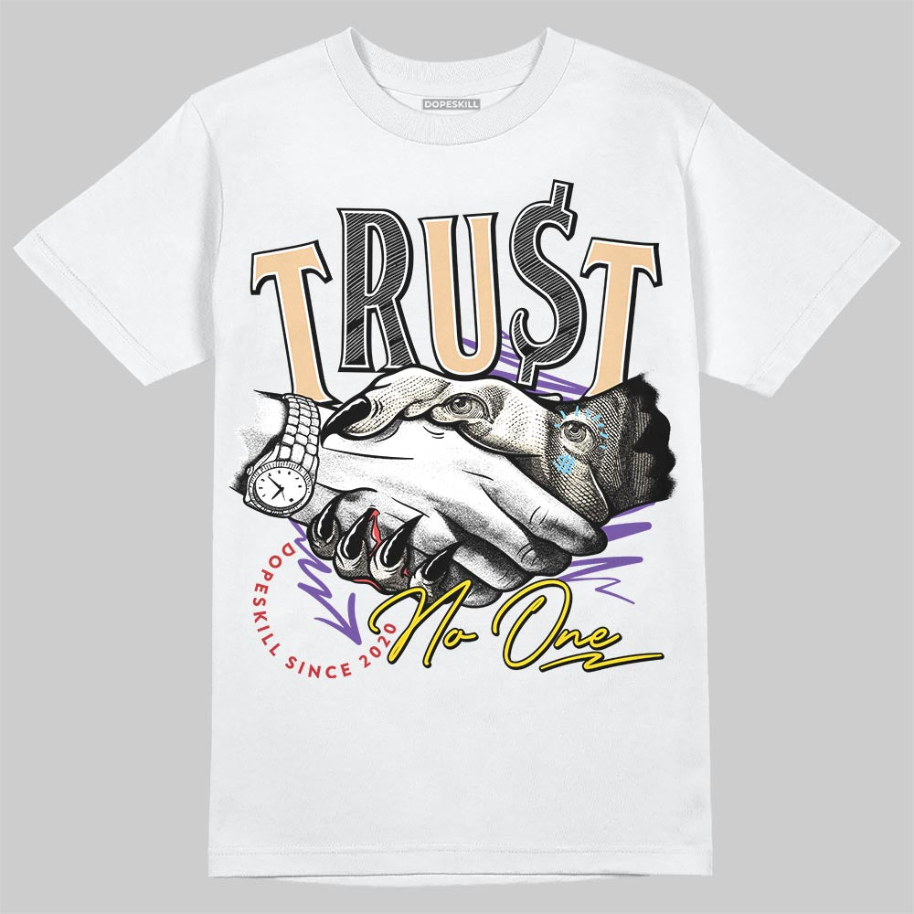 Jordan 17 Retro Low SP Infinite Archives DopeSkill T-Shirt Trust No One Graphic Streetwear - White