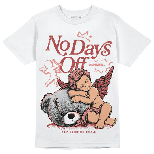 Jordan 13 “Dune Red” DopeSkill T-Shirt New No Days Off Graphic Streetwear - White