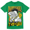 Green Sneakers DopeSkill Green T-shirt Sorry I've Been Trappin Graphic Streetwear