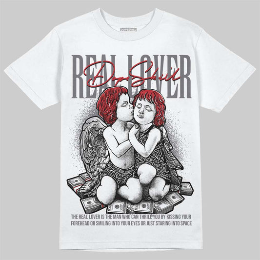 Jordan 3 “Cement Grey” DopeSkill T-Shirt Real Lover Graphic Streetwear - White