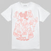 Lanvin Leather Curb Glitter Pale Pink DopeSkill T-Shirt Real Y2K Players Graphic Streetwear  - White