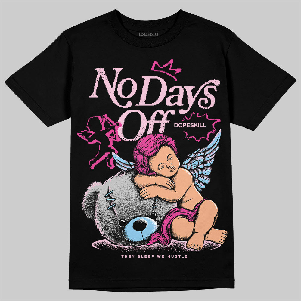 Jordan 6 “Doernbecher” DopeSkill T-Shirt New No Days Off Graphic Streetwear - Black