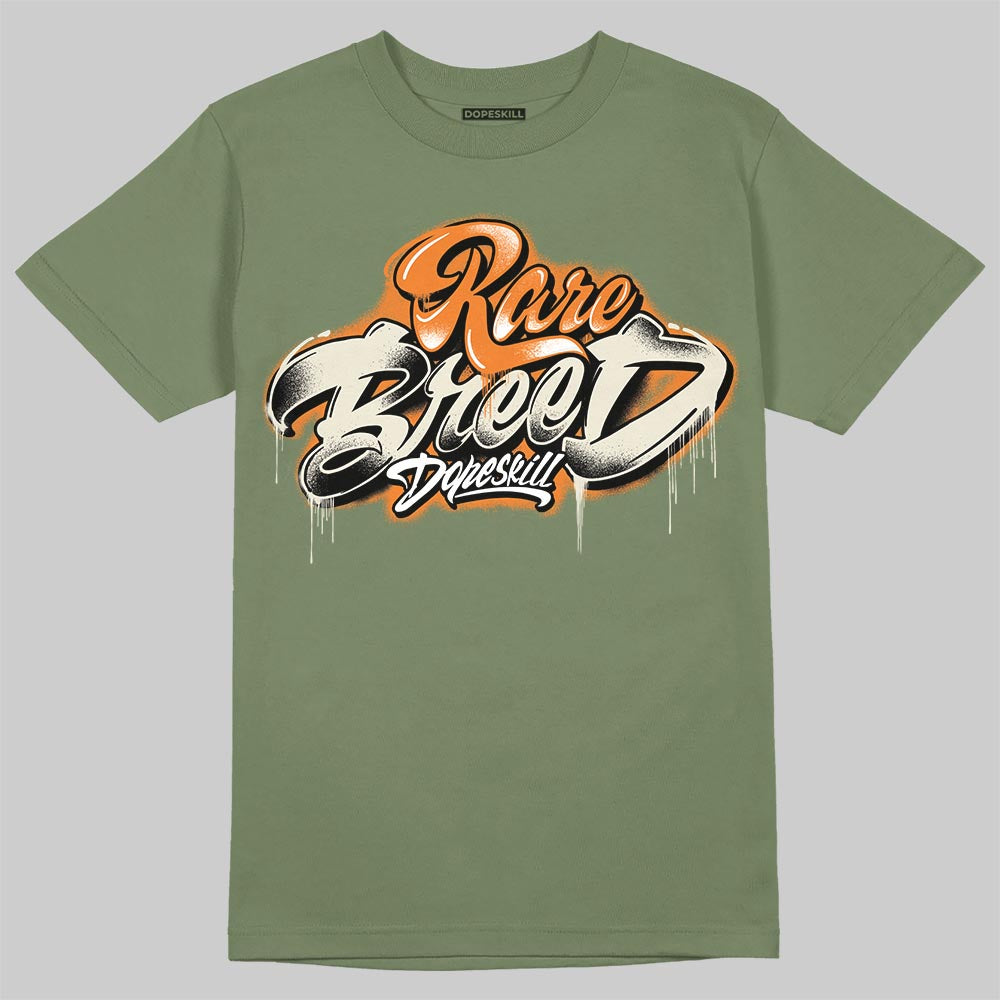 Jordan 4 Retro OG SP Undefeated (2025) DopeSkill T-Shirt Rare Breed Type Graphic Streetwear - Military Green