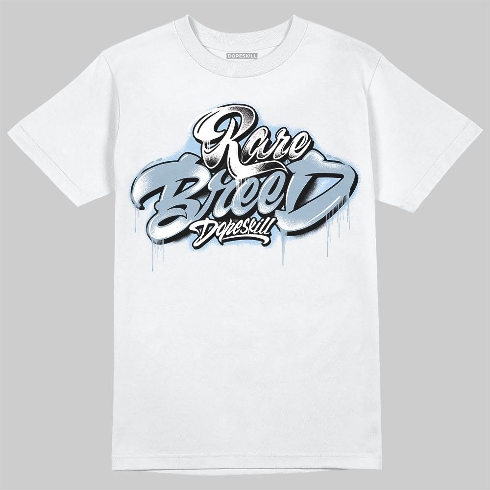 Jordan 40 “Blue Suede” DopeSkill T-Shirt Rare Breed Type Graphic Streetwear - White