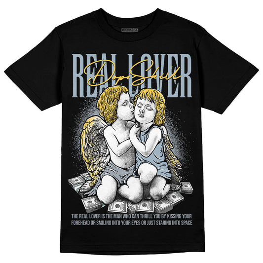 Jordan 13 “Blue Grey” DopeSkill T-Shirt Real Lover Graphic Streetwear - Black